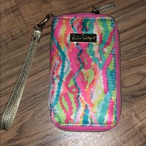 Lily Pulitzer phone wristlet